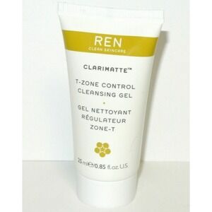 Ren clean skincare clarimatte T-zone control cleansing gel 0.85 fl.oz. 25 ml. tr